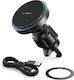 Lisen Car Mobile Mount with Magnet & Wireless Charging 15W Black
