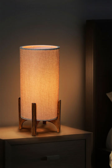 SteweHome Holz Tischlampe LED