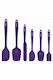 SteweHome Cooking Utensil Set Made of Silicone 6 Pieces White