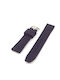 Gummi-Armband Schwarz 24mm