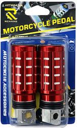Rchang Μαρσπιέ Μηχανής W14204 Motorcycle Pedals Κόκκινο Rchang Μαρσπιέ Μηχανής W14204 Motorcycle Pedals Κόκκινο