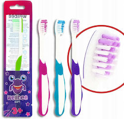Wellbee Periuță de dinți pentru bebeluși pentru 3m+ Wellbee Periuță de dinți pentru bebeluși pentru 3m+