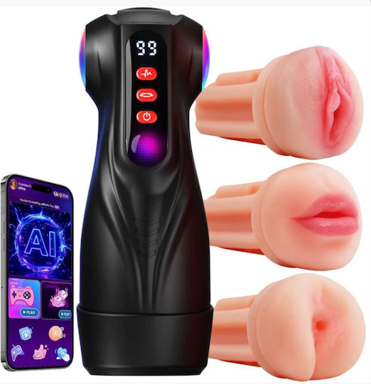 APH Masturbator Gura / Vagin / Fundul cu vibrație APH-545-GG