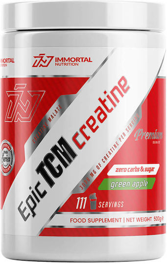 Immortal Nutrition Epic Tcm Κρεατίνη Green Apple 500gr