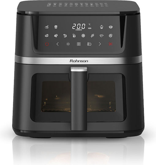 Rohnson Air Fryer with Double Removable Container 10lt Black R-28020