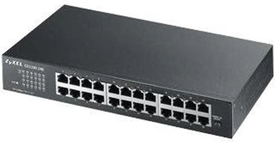 Zyx GS1100-24E Unmanaged L2 Switch with 24 Gigabit (1Gbps) Ethernet Ports