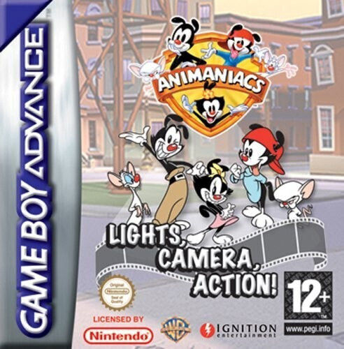 Animaniacs Lights, Camera, Action! Game Boy Advance Game (Used)