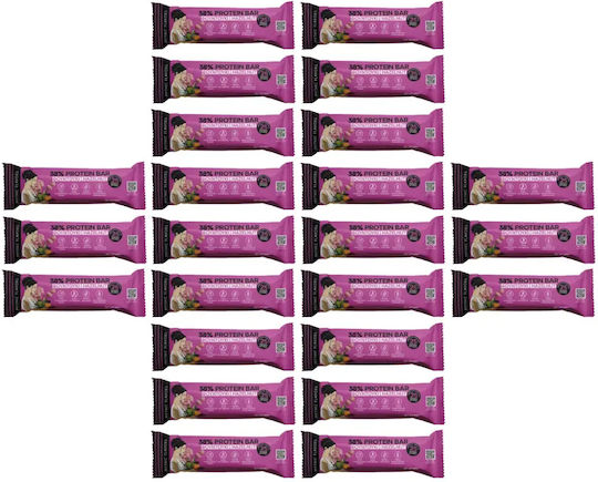 Mythic Flavors Protein Bars with 38% Protein & Hazelnut & Honey Flavour 24x65gr