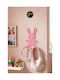 SteweHome Kids Multi Hook Metallic Polychrome Wall Hanger 15x9x9cm