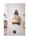 SteweHome Kids Multi Hook Metallic Polychrome Hanger 15x9x9cm