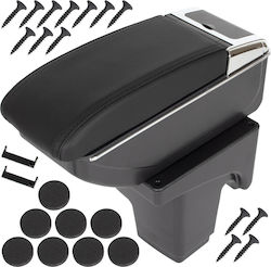 Ford Focus Mk3 14-18 Lift Armrest Storage Black Eco-leather + Mounting Kit Ford Focus Mk3 14-18 Lift Armrest Storage Black Eco-leather + Mounting Kit