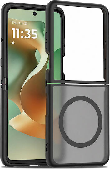 Techsuit Purefrost Back Cover Σιλικόνης Μαύρο (Motorola Razr 60 / Razr 70)