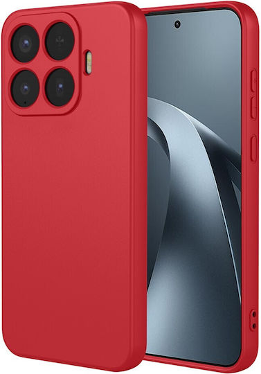 Мека Задна Корица От Силикон Червена Xiaomi 17T Pro