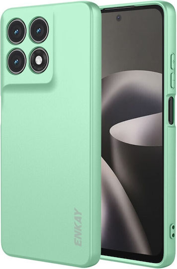 Enkay Течна Задна Корица Силикон Зелен Moto G47