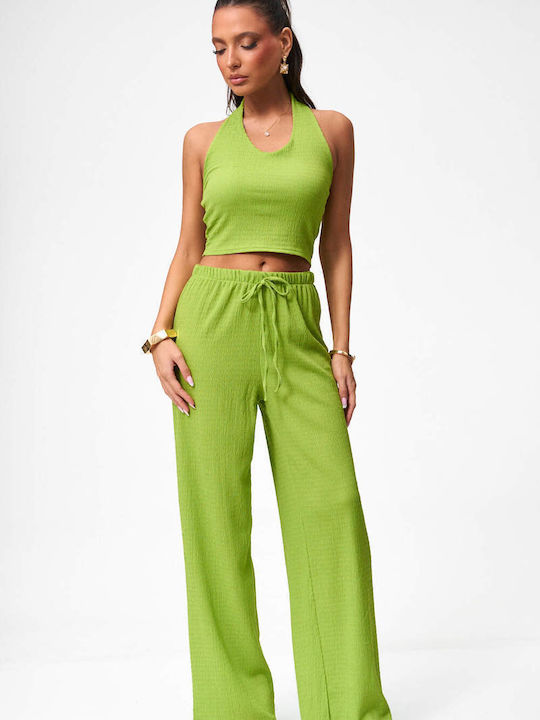 Decoro Set Dama Lime Cu Pantaloni