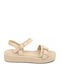 Summer Women's Beige Platforms SI-2268-26FL-ECRU