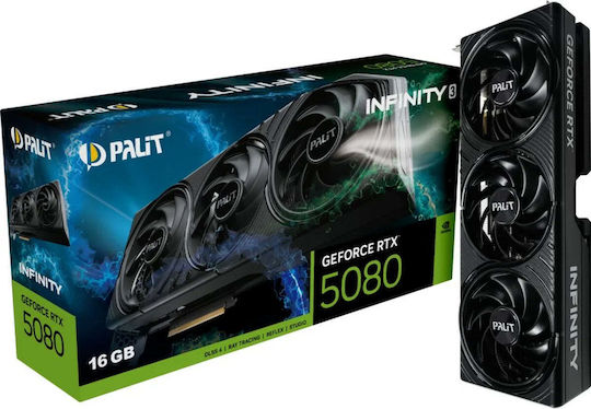 Palit GeForce RTX 5080 16GB GDDR7 Infinity 3 Graphics Card