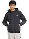 Sportswear Cardigan with Hood Black