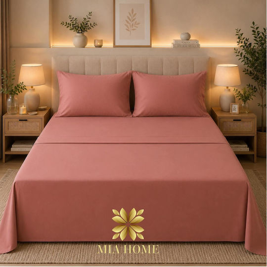 Mia Home Super-Double Set 3 Pieces 240x270cm Salmon Mia Home Super-Double Set 3 Pieces 240x270cm Salmon
