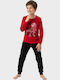 Nina Club Kids Pyjamas Winter Red Dino
