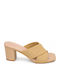 Mules With Chunky High Heel In Beige Colour SI-8239-26ML-BEIGE
