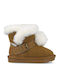 Kinderstiefel mit Reissverschluss Tabac Braun