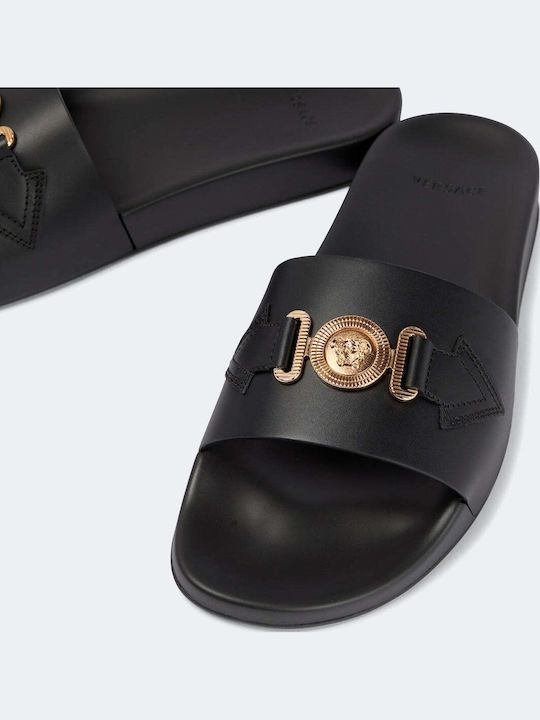 Versace Herren Flip-Flops Schwarz
