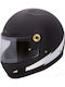 Merlin Revival Flash Matt Black Motorcycle Helmet Full Face ECE 22.06 with Sun Visor