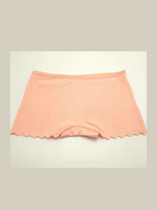 Power Flower Women's Seamless Boxer Salmon