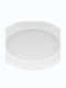 Ionia Olympia Servierplatte Untiefe Oval 28x28cm