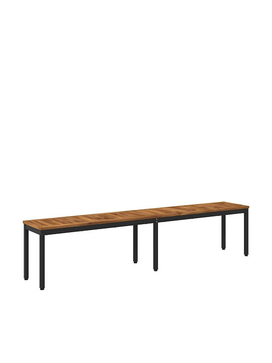 Outdoor Wooden Bench 201x35x45cm