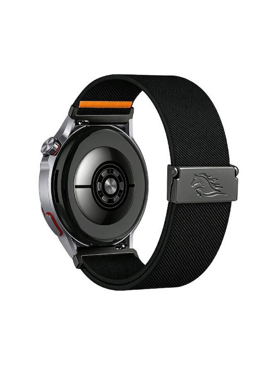 Λουράκι Mustang Fabric Series 22mm Realme Watch 5 Black