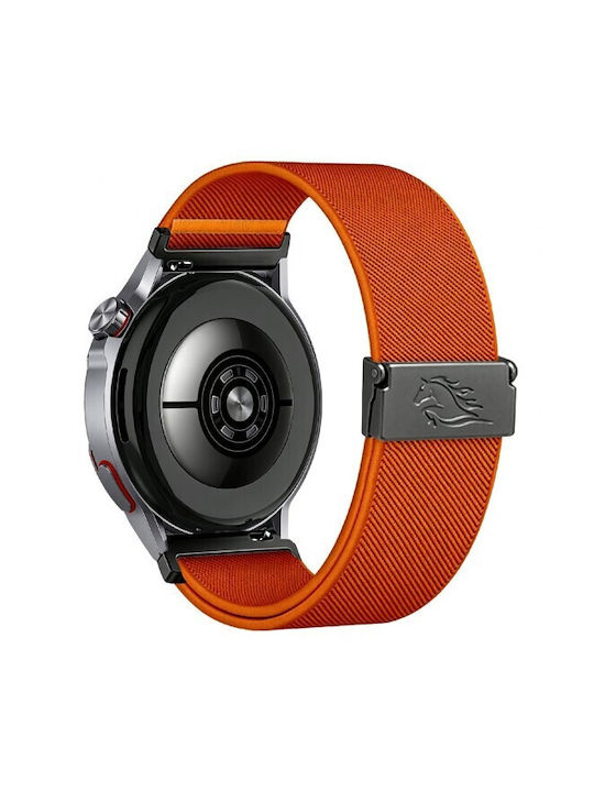 Λουράκι Mustang Fabric Series 22mm Amazfit Bip 6 46mm Orange