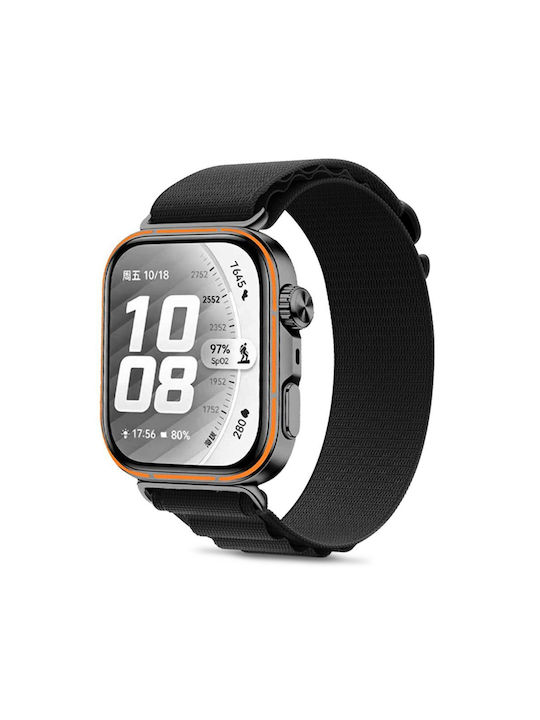 Tech-Protect Λουράκι Μαύρο (Huawei Watch Fit 3)
