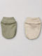Set Kids Gloves Knitted Mittens for Newborn Green 2 Pieces