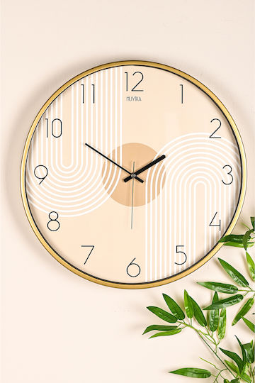 SteweHome Leise Wanduhr Kunststoff Ø42cm