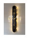 SteweHome Ceas de Perete Silent Digital Oglindă Transparent 60x33cm