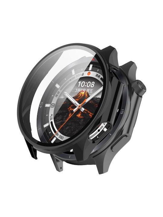Watch Plastic Case in Black colour for Oneplus Watch 3 / Oppo Watch X2