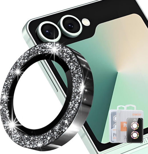 Enkay Camera Protection Tempered Glass Black for Samsung Galaxy Z Flip8 5g