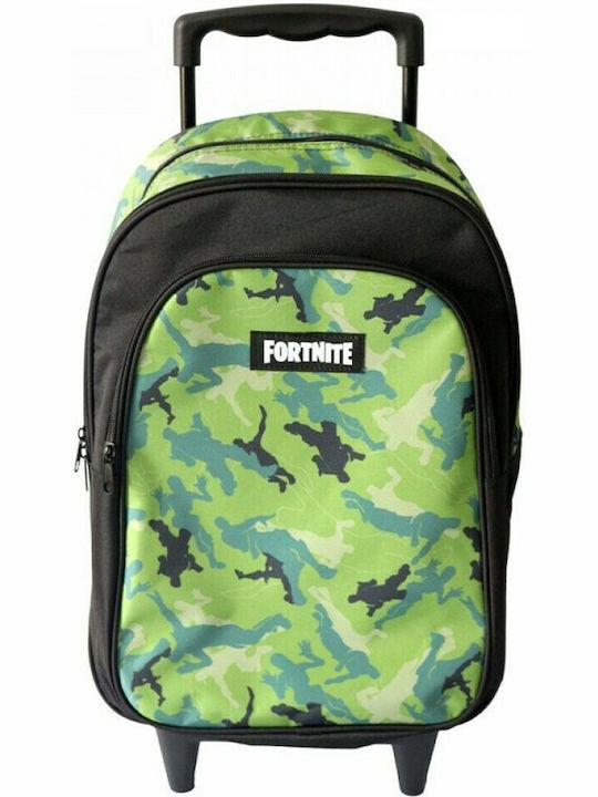 Gim Fortnite Camouflage Trolley School Bag Gim Fortnite Camouflage Trolley School Bag