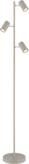 Globo Lighting Robby Φωτιστικό Δαπέδου Υ154εκ. με Ντουί για Λαμπτήρα GU10 Μπεζ