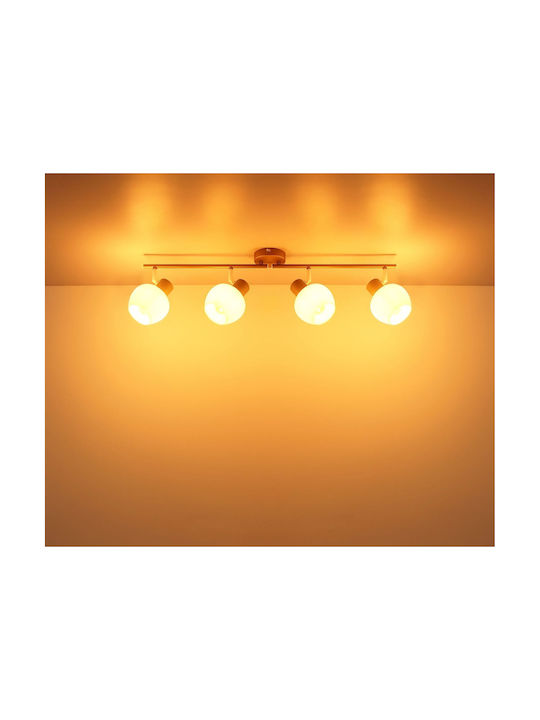 Globo Lighting Deckenleuchten Montieren Braun