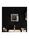 vidaXL Bathroom Mirror Led 30x30cm Transparent