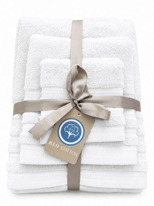 Xionoula Home Face Towel 50x100cm White Weight 600gsm