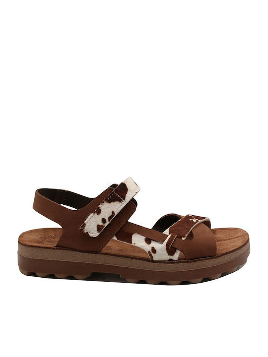 Fantasy Sandals Δερμάτινα Γυναικεία Σανδάλια Fl...