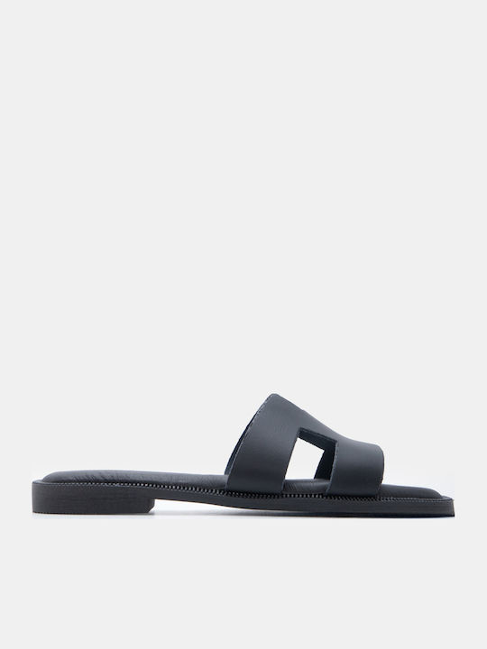 Luigi Women's Flat Sandals Black