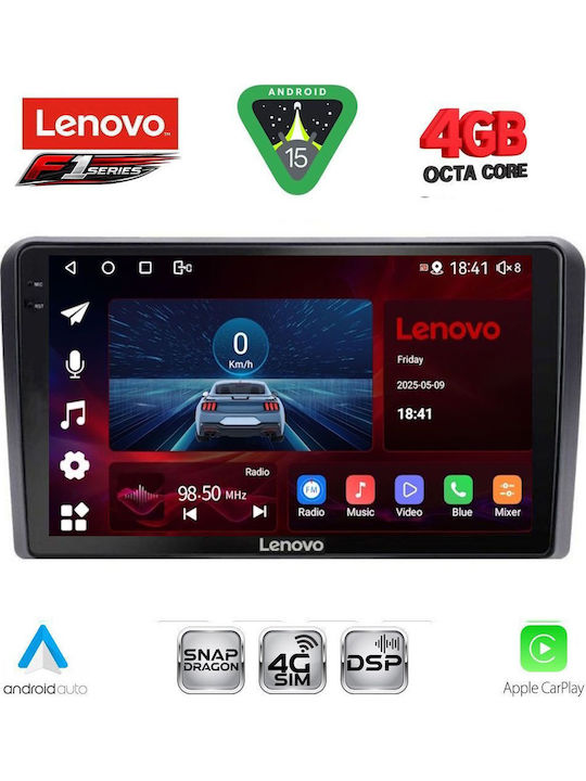 Lenovo Lenovo Auto-Audiosystem Für Fiat Panda 2003-2012 Bluetooth USB Eingebautes Wi-Fi GPS Apple CarPlay Android Auto Mit 9 Zoll Touchscreen SSQ 9139 CPA
