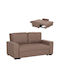 Kanna Two Seater Sofa Bed Beige 175x92x87cm