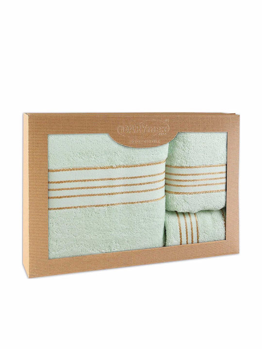 Darymex Darymex Badetücher Set 3 Stück Mint Gewicht 500 g/m²