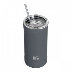 Ecolife Thermos Bottle BPA Free 500ml Stone Grey